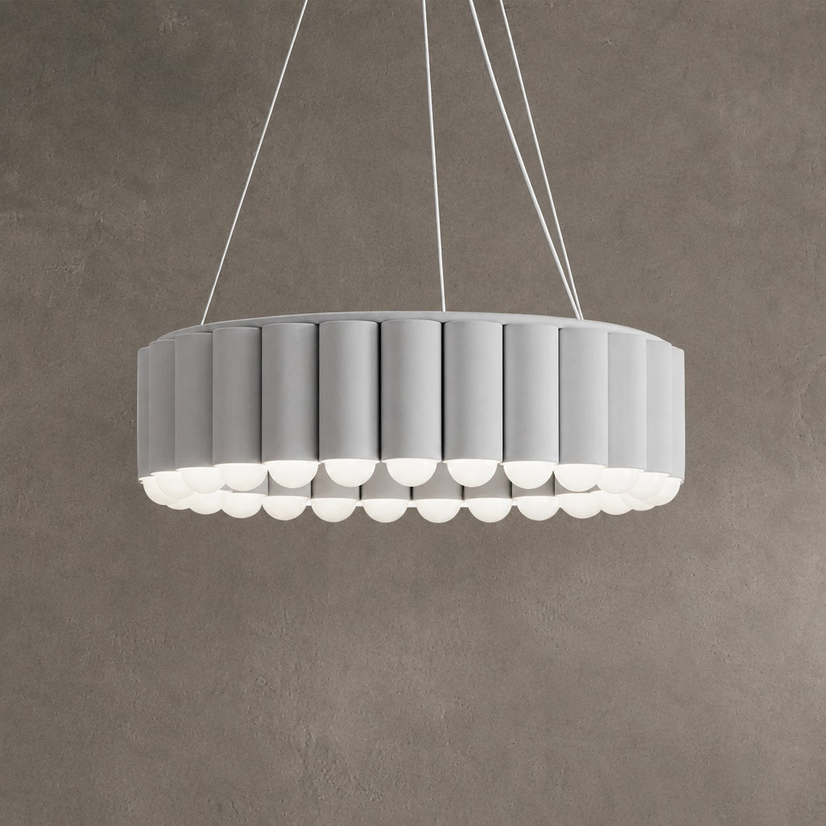 Designer Model Oversized Multi-head Round Chandelier for Living/Dining Room/Bedroom