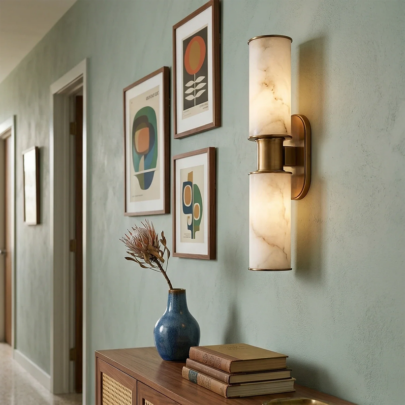 Kelvridge 2-Light Wall Sconce in Alabaster