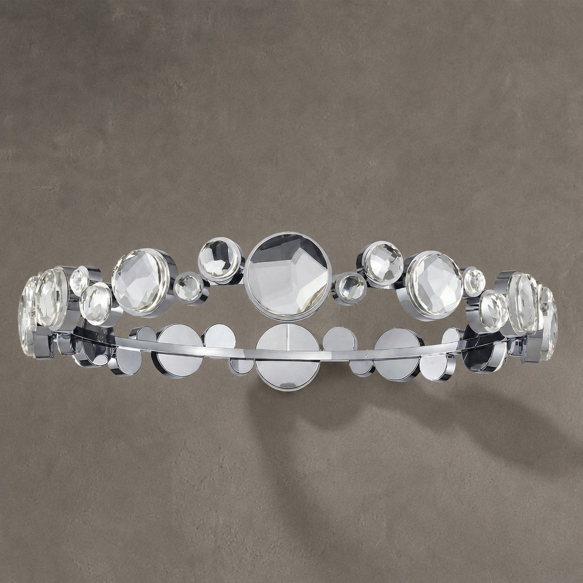 Eclipse Round Crystal Modern Chandelier