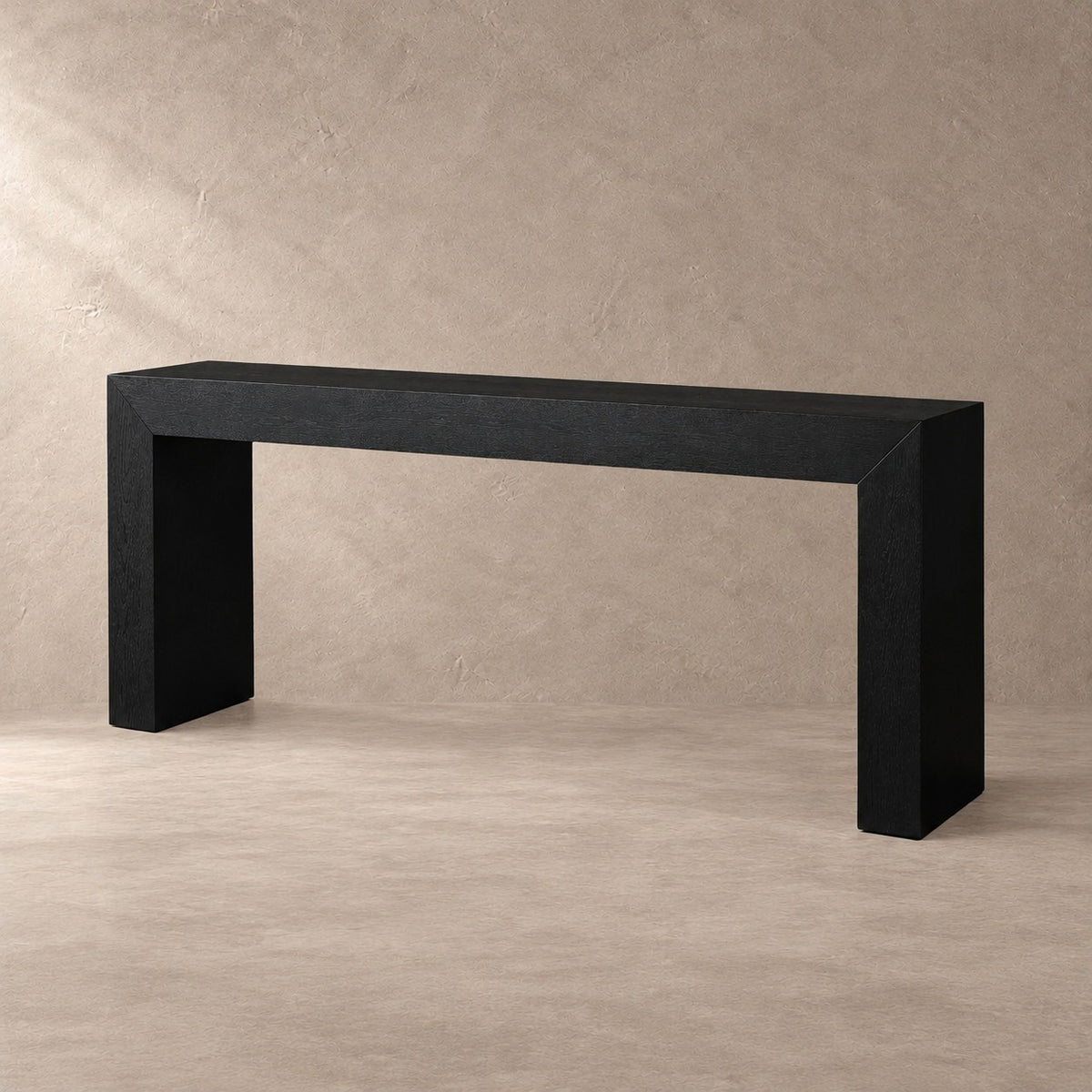 Waterfall Edge Solid Oak Hallway Table