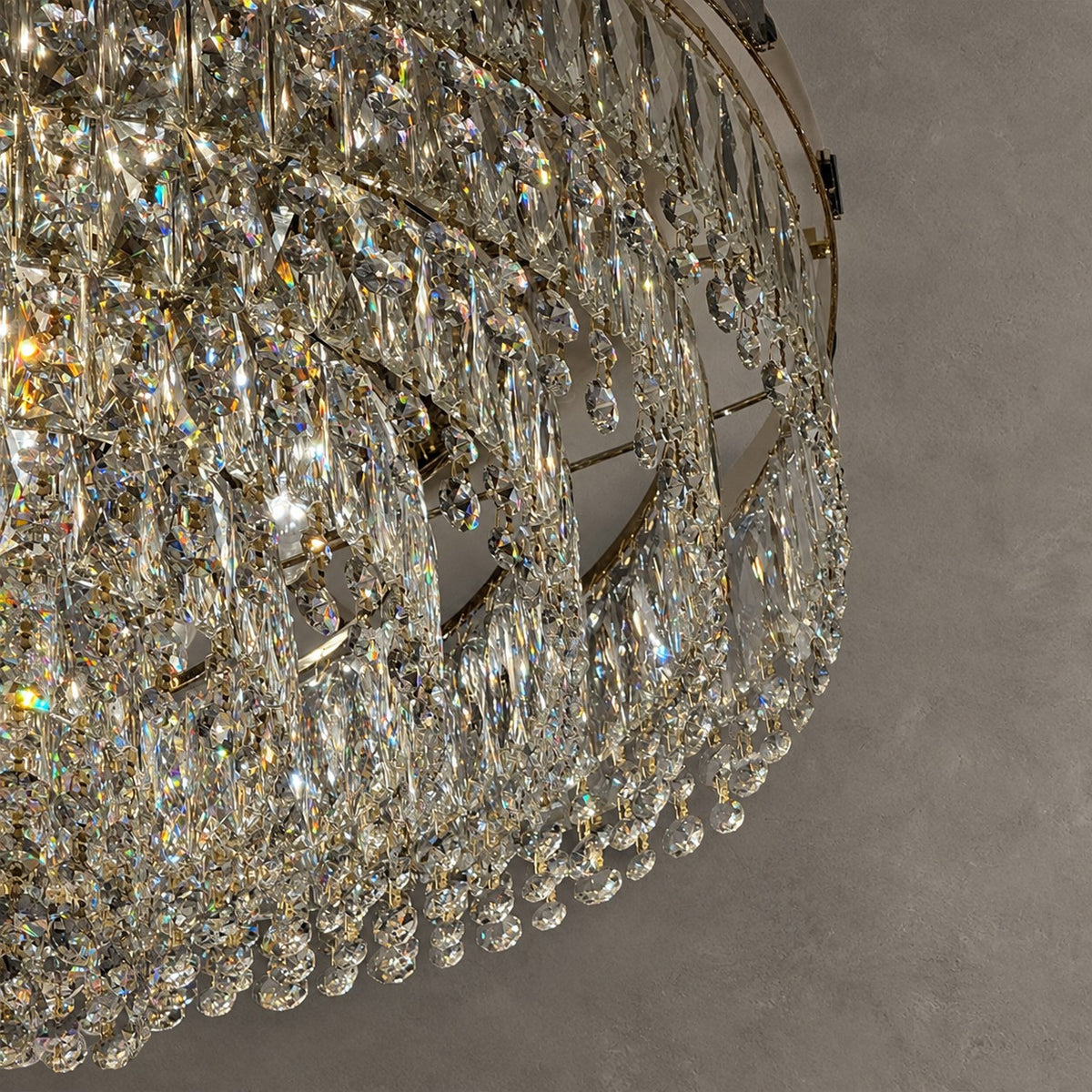 Elegant Clover Malachite Crystal Chandelier Series