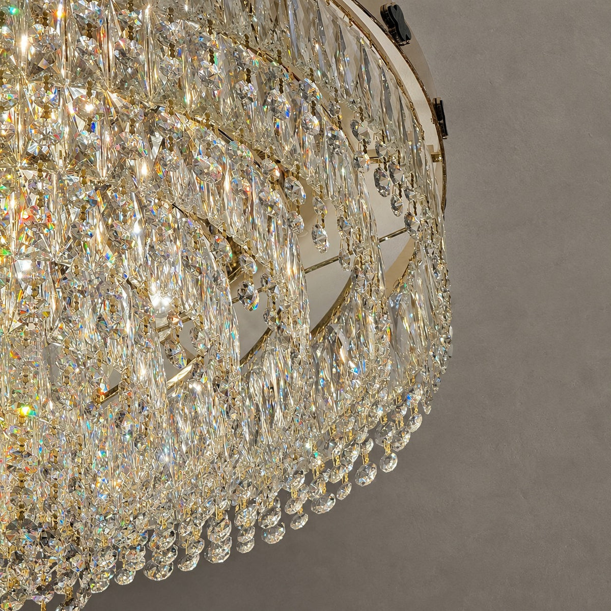 Elegant Clover Malachite Crystal Chandelier Series