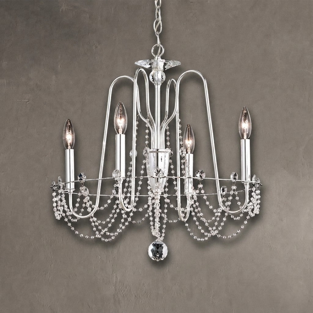 Esmeralda Crystal Chandelier 21"