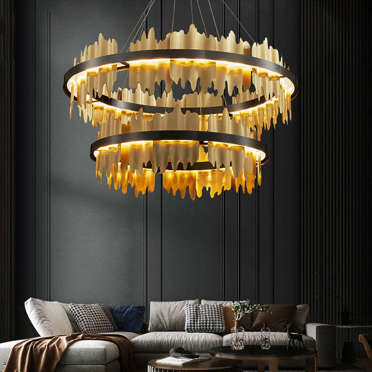 Dahlia Multiple Tier Round Chandelier