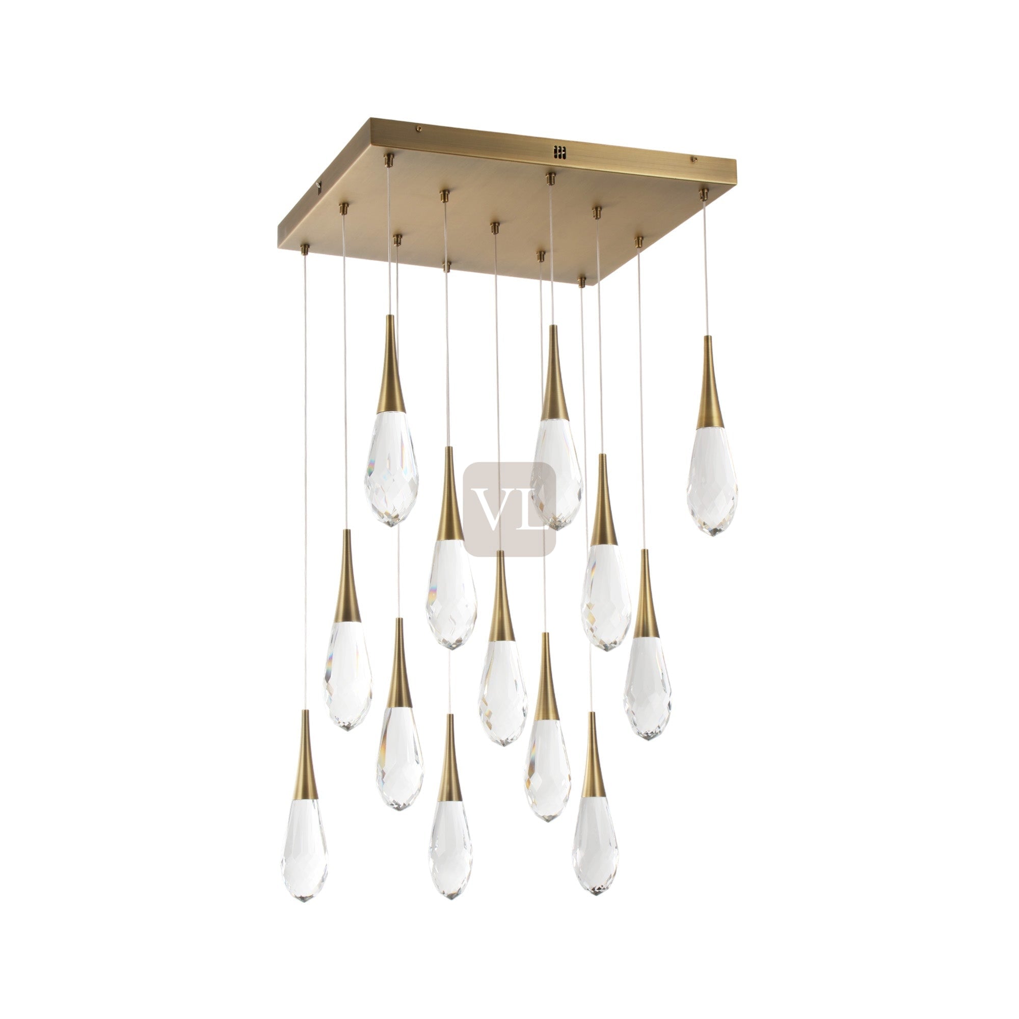 Crystal Drop LED Pendant Light