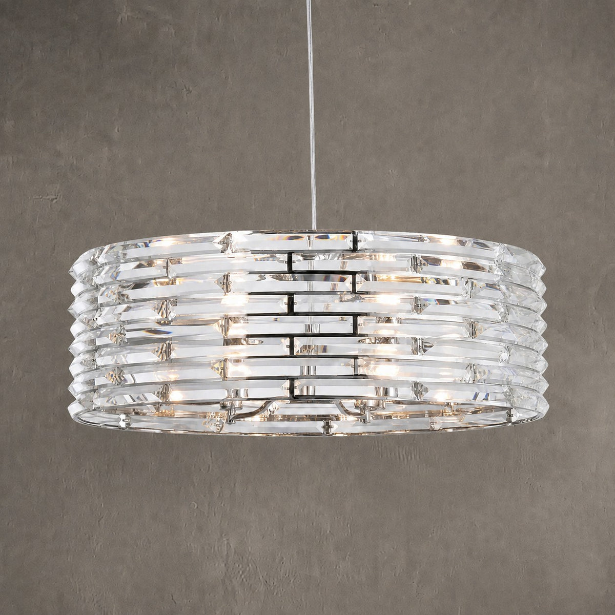 Saturno Disc Halo Chandelier