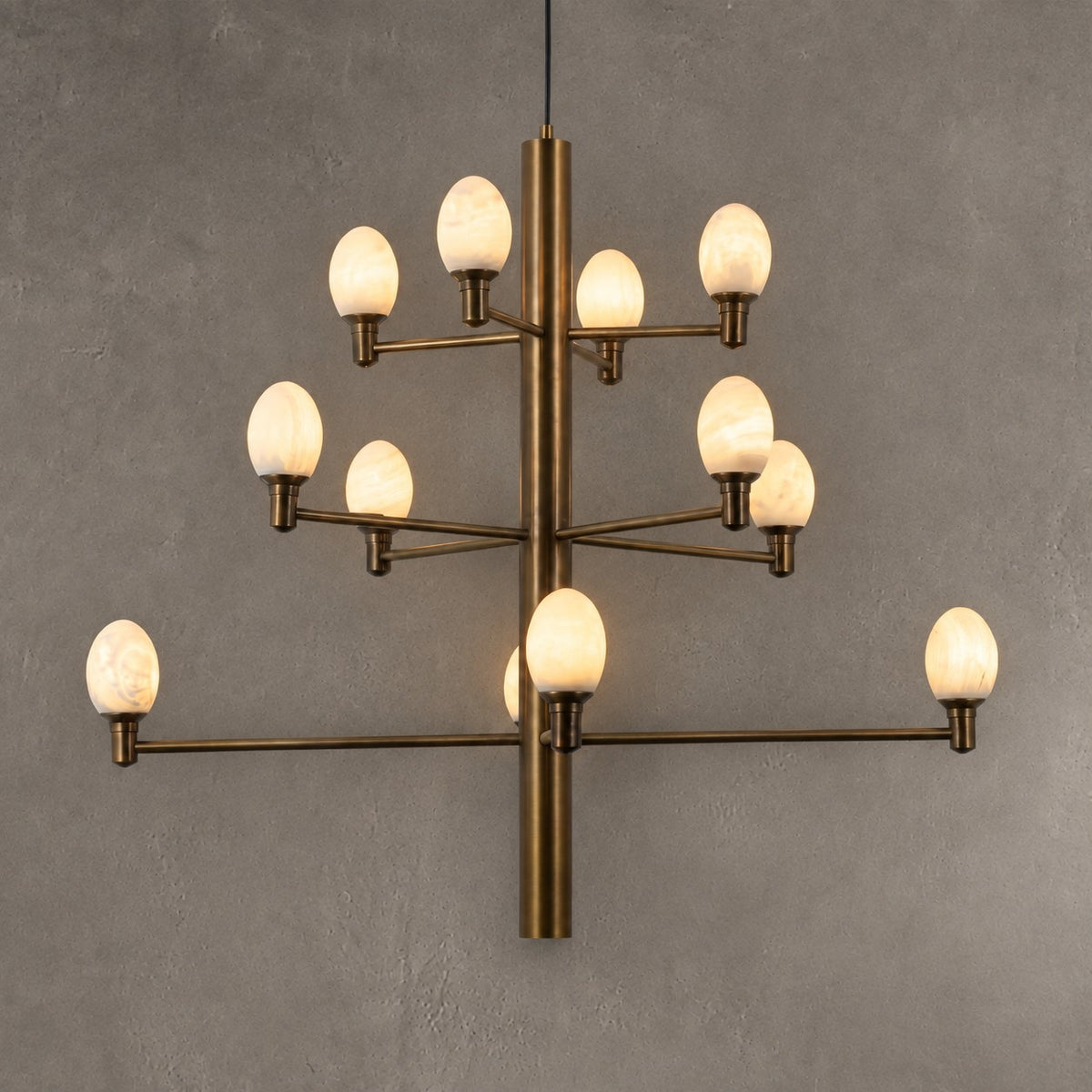 Ramo Brass Living Room Chandelier
