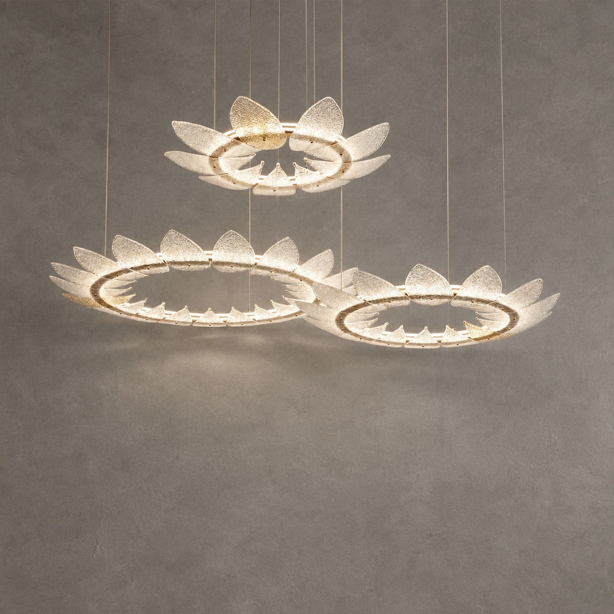 Aster Modern Chandelier Large Foyer 39"