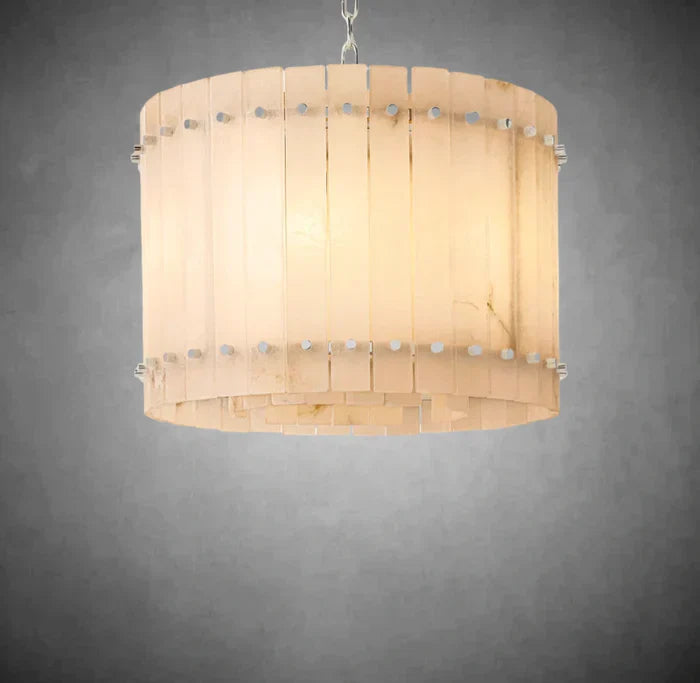 Marcus Alabaster Round Chandelier
