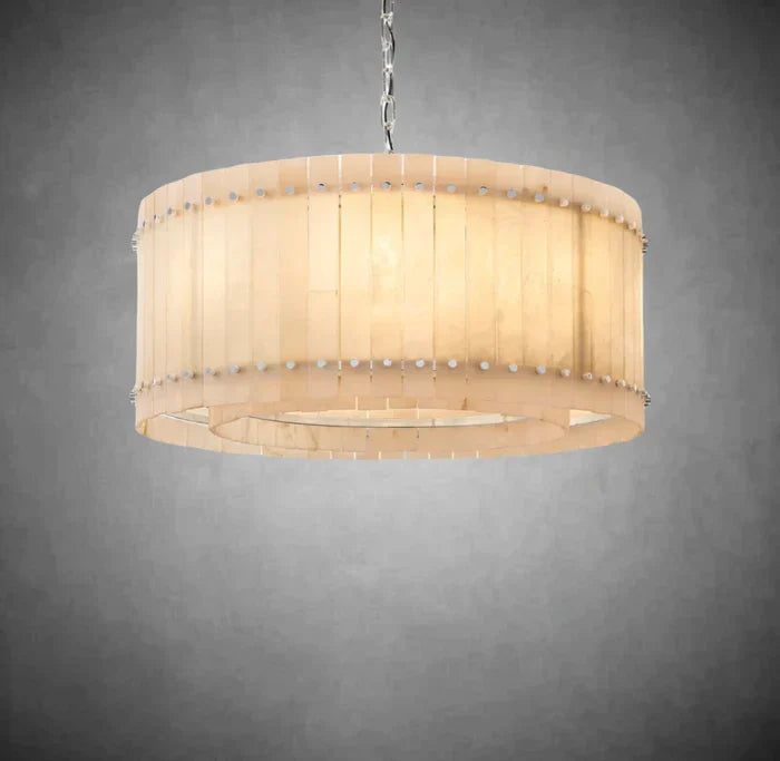 Marcus Alabaster Round Chandelier