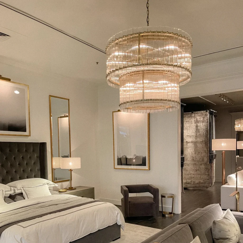 Sun Marco 2-Tier Round Chandelier 37"