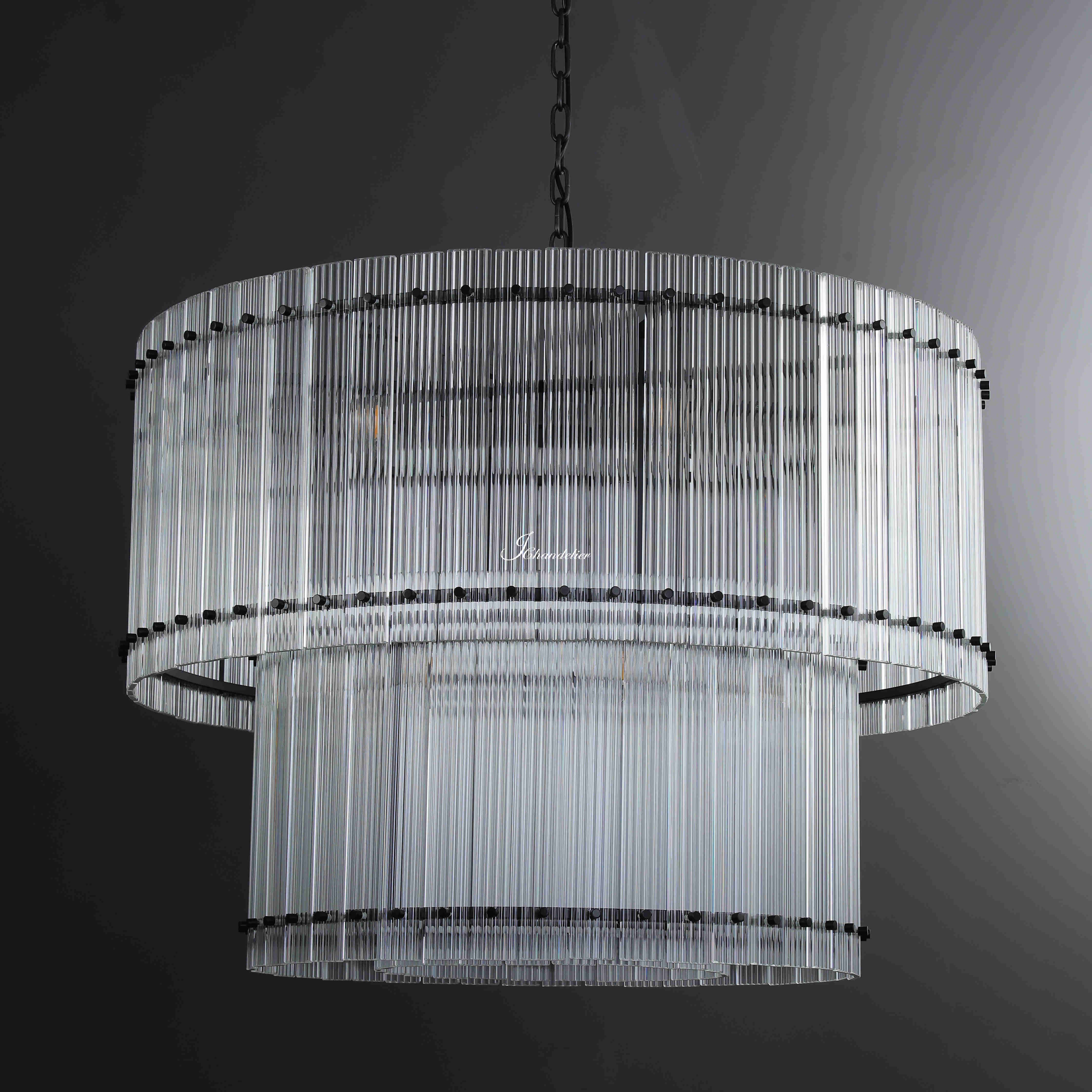 Sun Marco 2-Tier Round Chandelier 48"