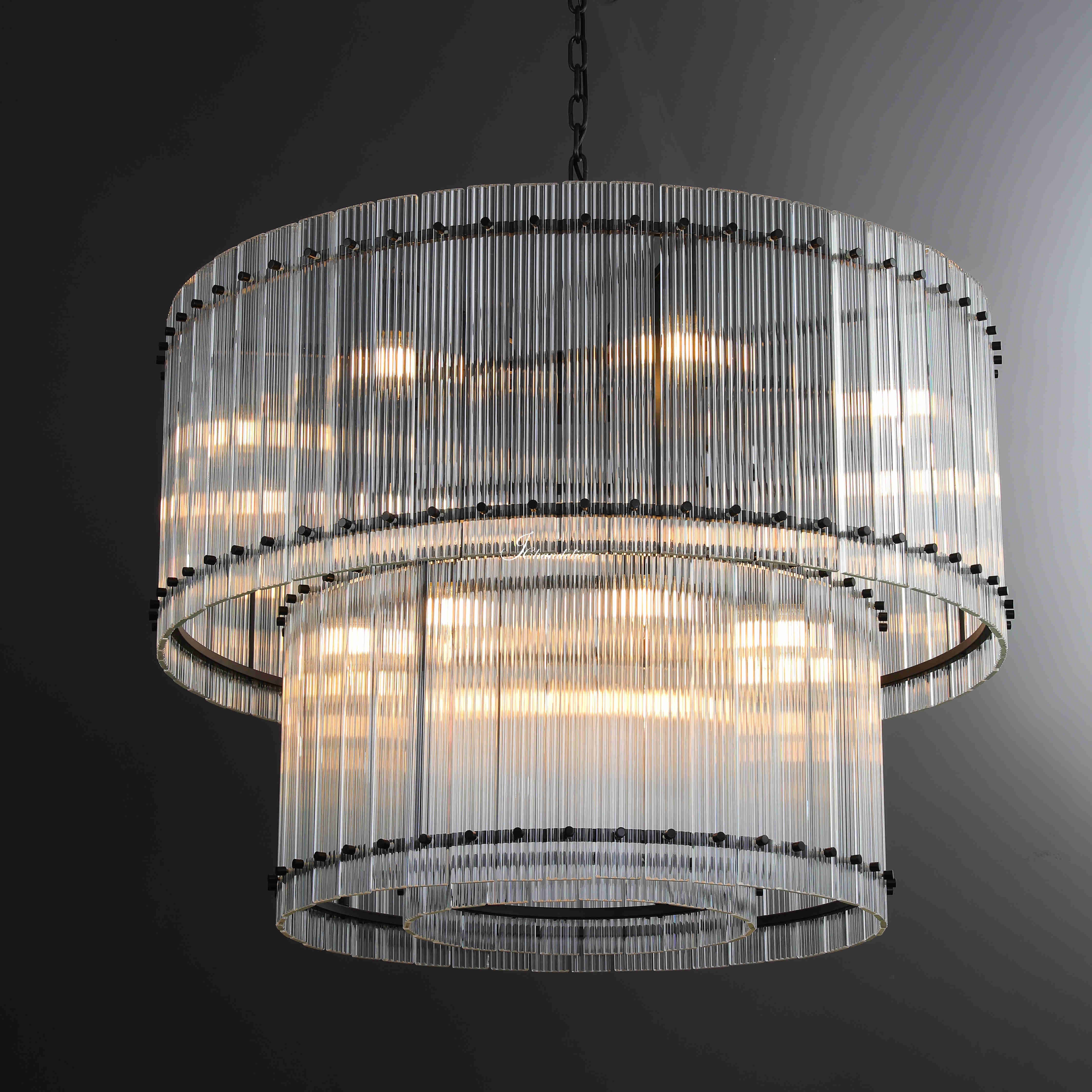 Sun Marco 2-Tier Round Chandelier 48"