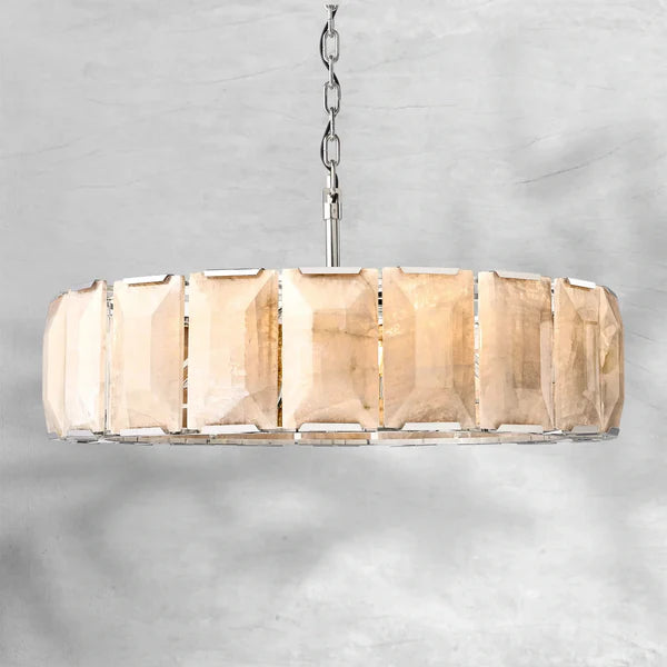 Hartley Calcite Round Chandelier 19"/31"/43"/60"