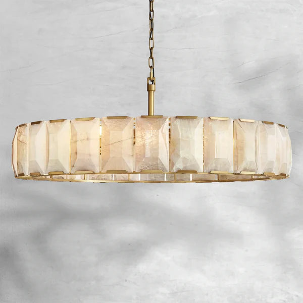 Hartley Calcite Round Chandelier 19"/31"/43"/60"