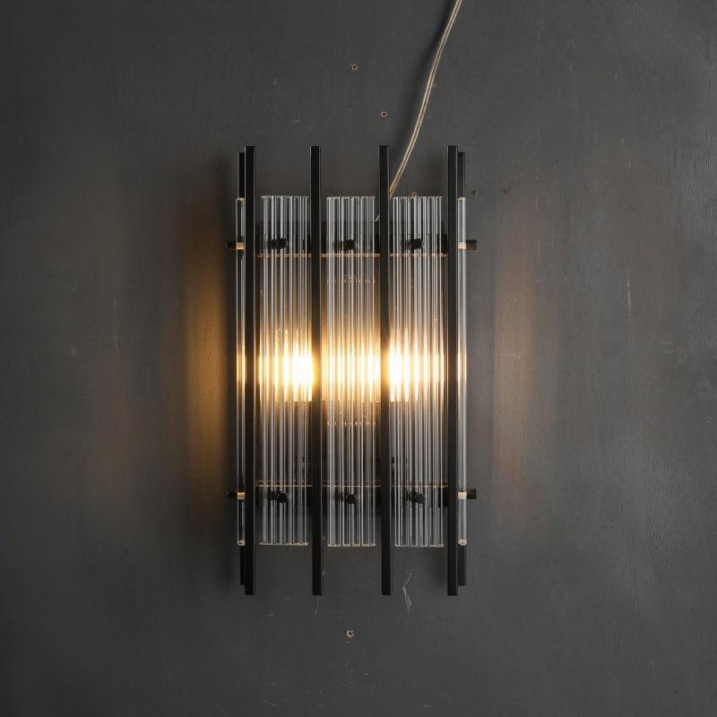 Sun Marco Glass Rectangular Wall Sconce