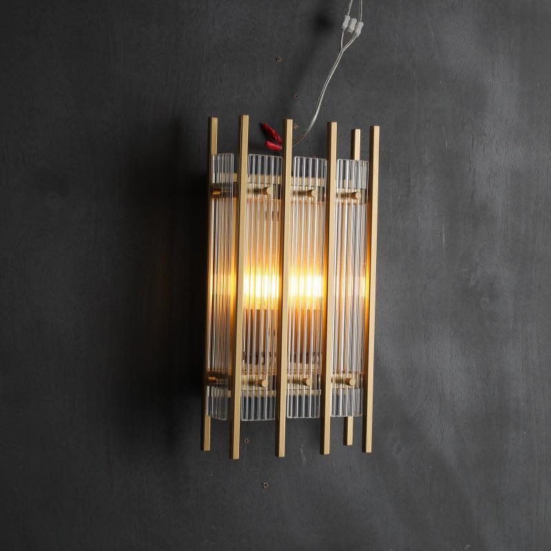 Sun Marco Glass Rectangular Wall Sconce