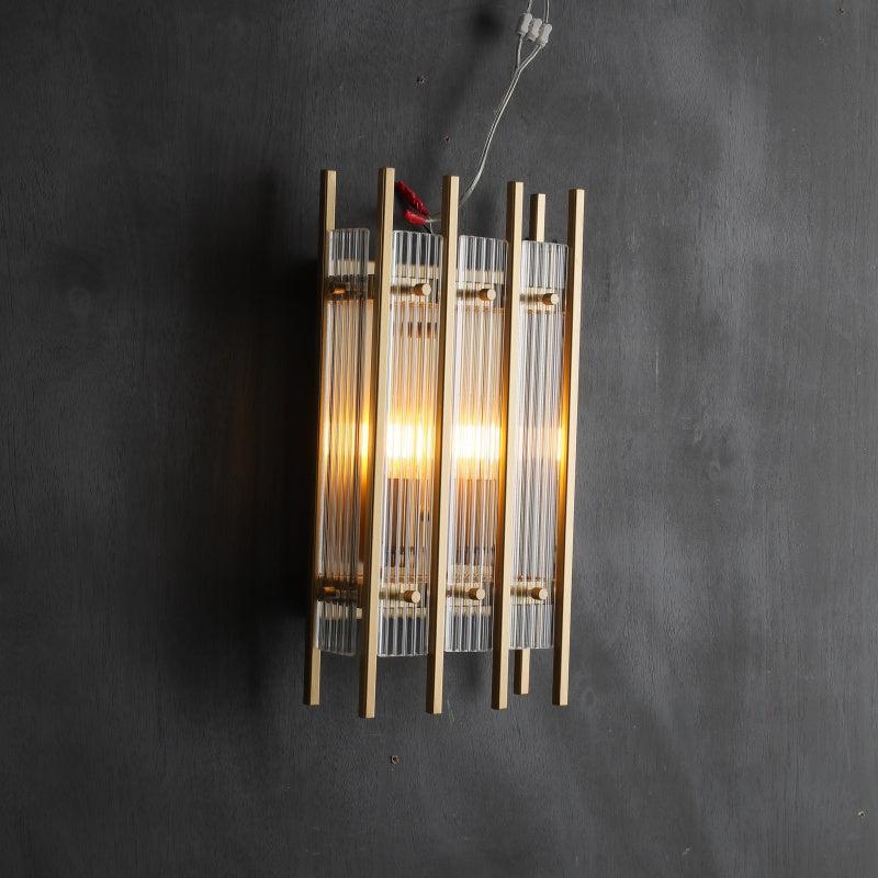 Sun Marco Glass Rectangular Wall Sconce