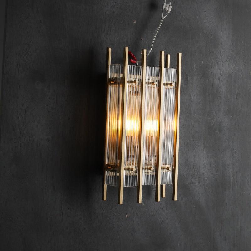 Sun Marco Glass Rectangular Wall Sconce