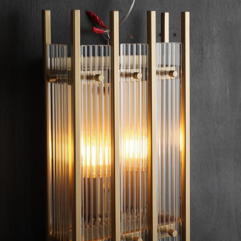 Sun Marco Glass Rectangular Wall Sconce