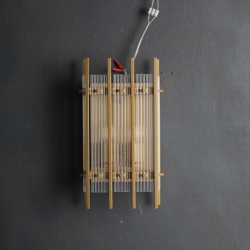 Sun Marco Glass Rectangular Wall Sconce