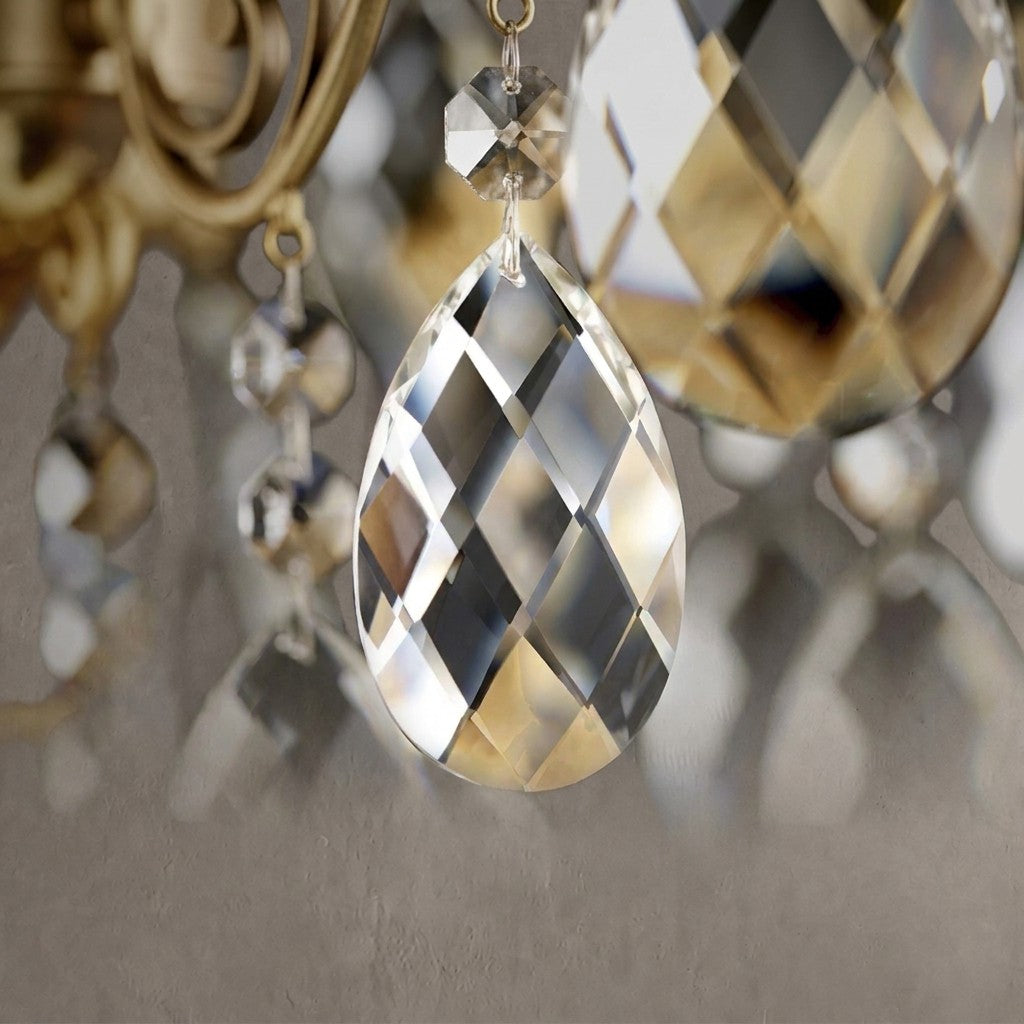 Filigree Crystal Chandelier 39"