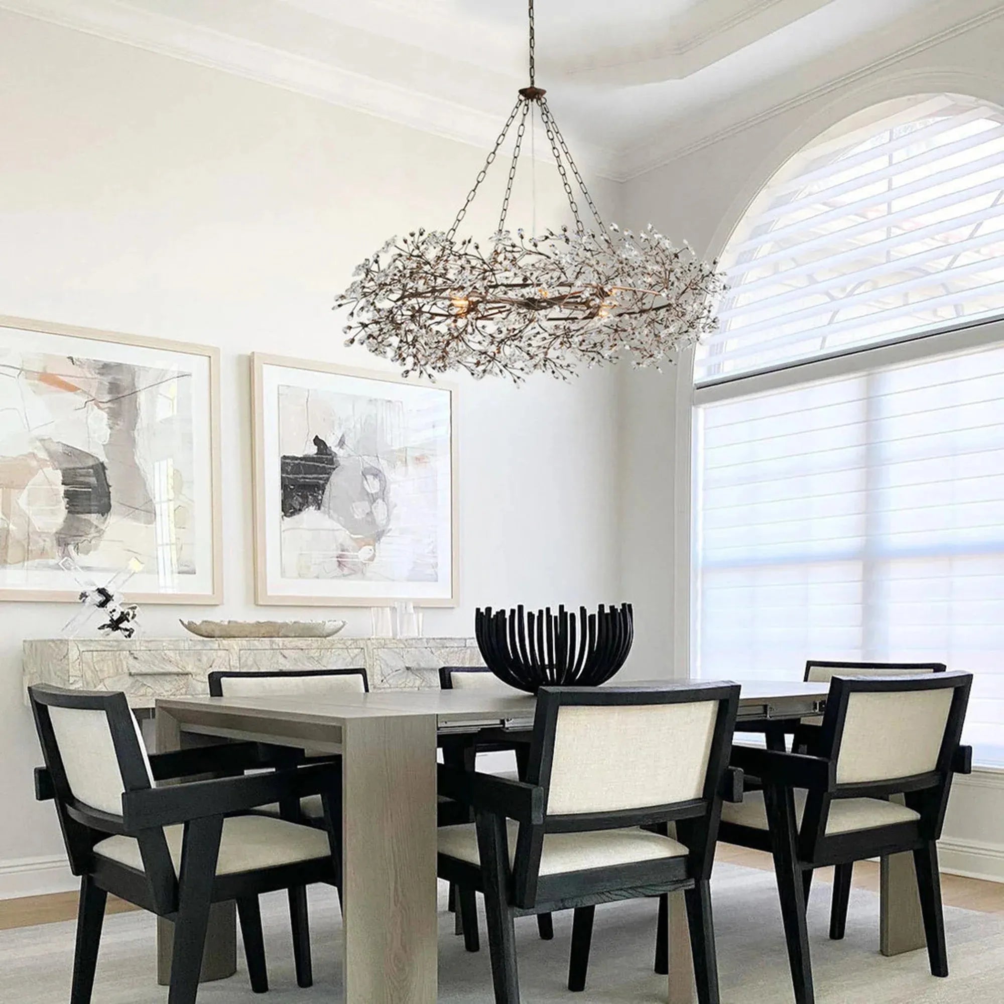 Fiore Crown Chandelier 39" 48" 60"