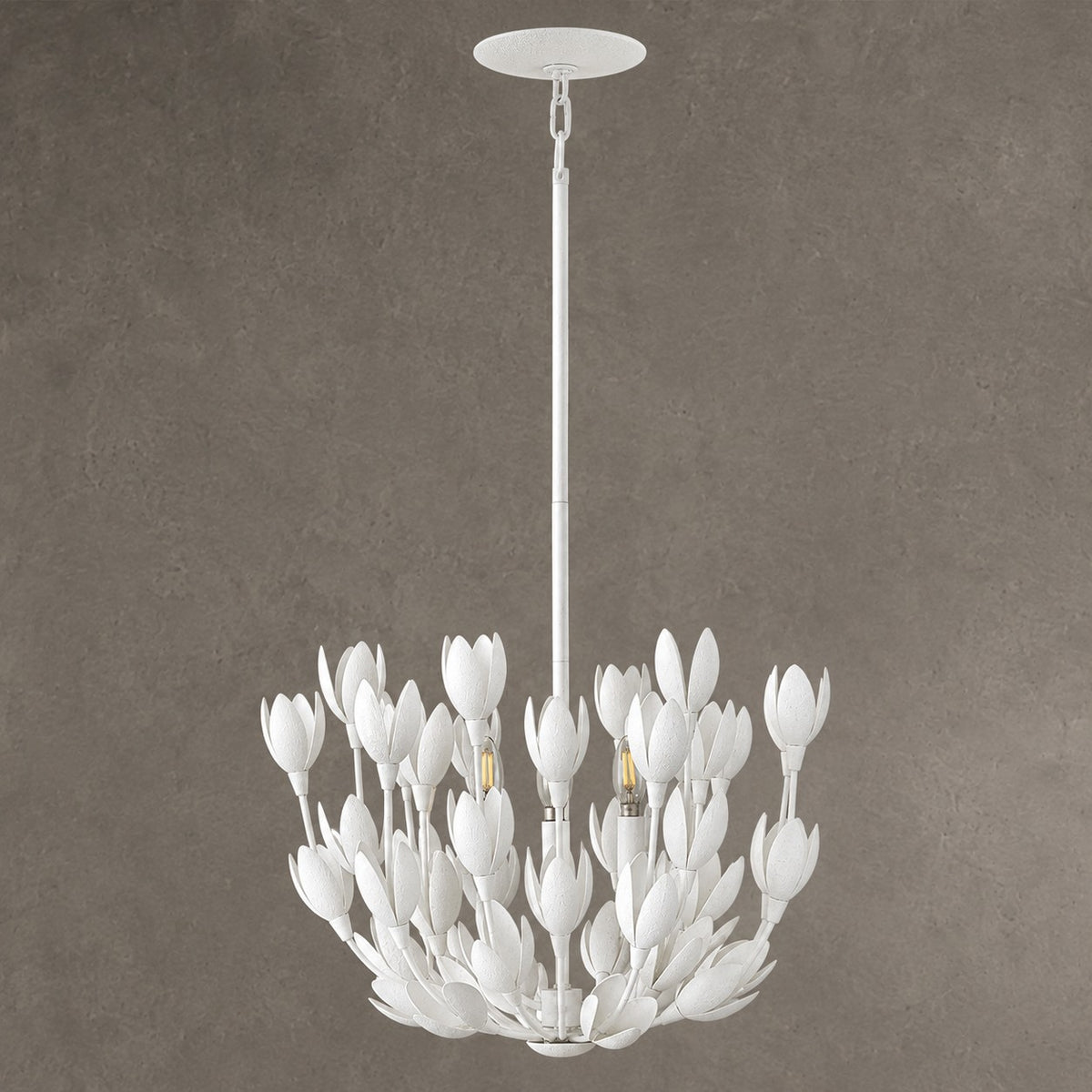 Flora 20 Inch 3-Light LED Chandelier - Delicate Floral Design