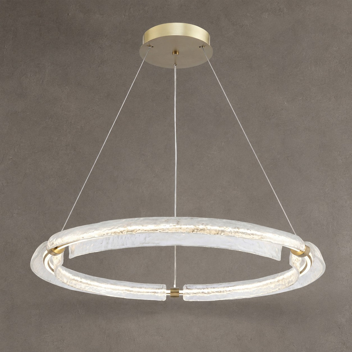 Flora Modern Glass Chandelier