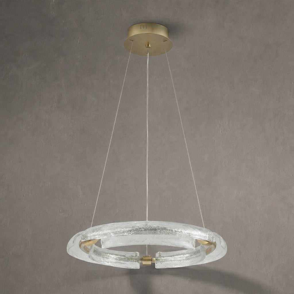 Flora Modern Glass Chandelier