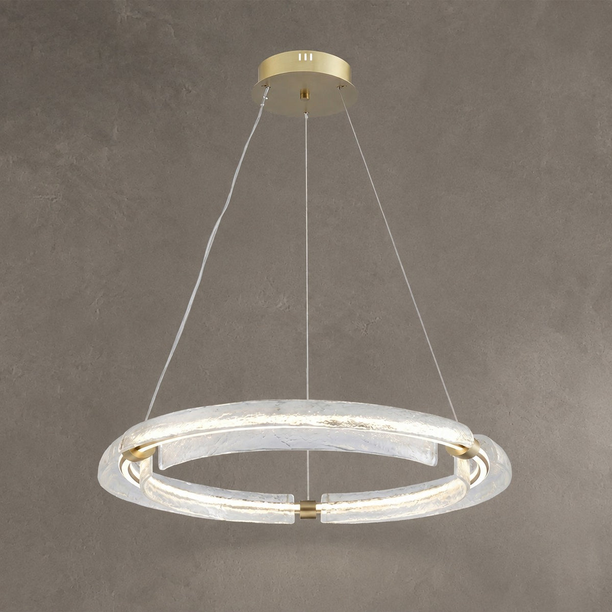 Flora Modern Glass Chandelier