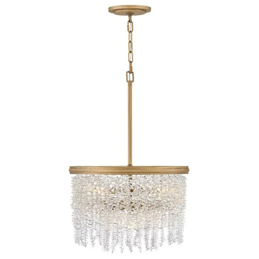 Valley Lamps Vac Crystal 18" Round Chandelier