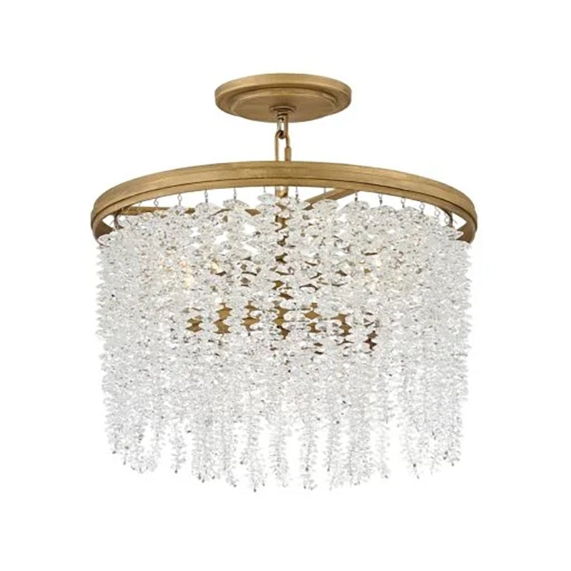 Valley Lamps Vac Crystal 18" Round Chandelier