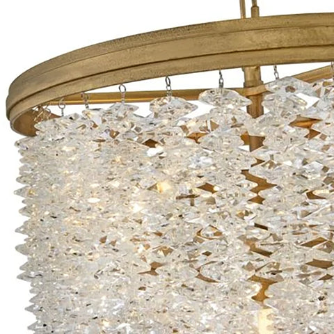 Valley Lamps Vac Crystal 18" Round Chandelier