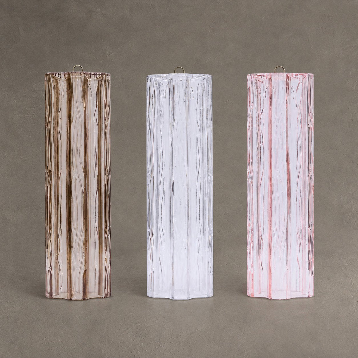 Freccia Treviso Murano Glass Tube Chandelier