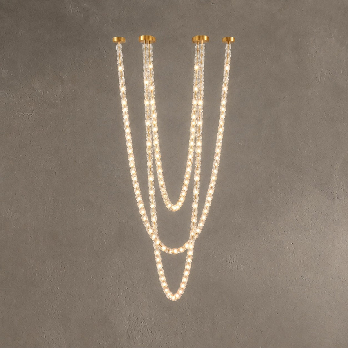 Gabriel Cascade Crystal Pendant Chandelier