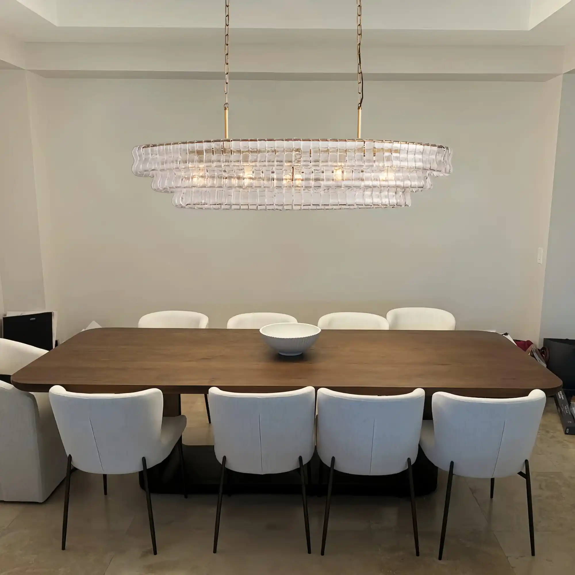 Ghiaccio Oval Chandelier