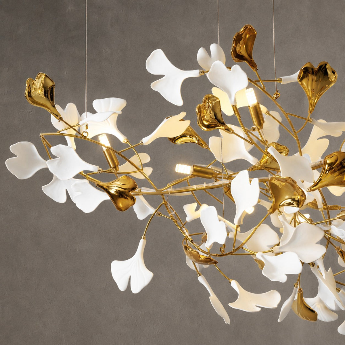 Gingko Ceramics Combination Branch Chandelier