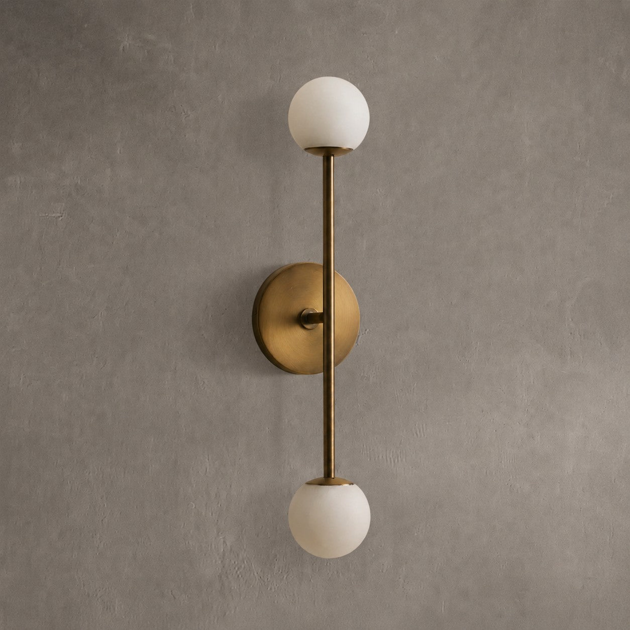 Girouette Alabaster Double Wall Sconce