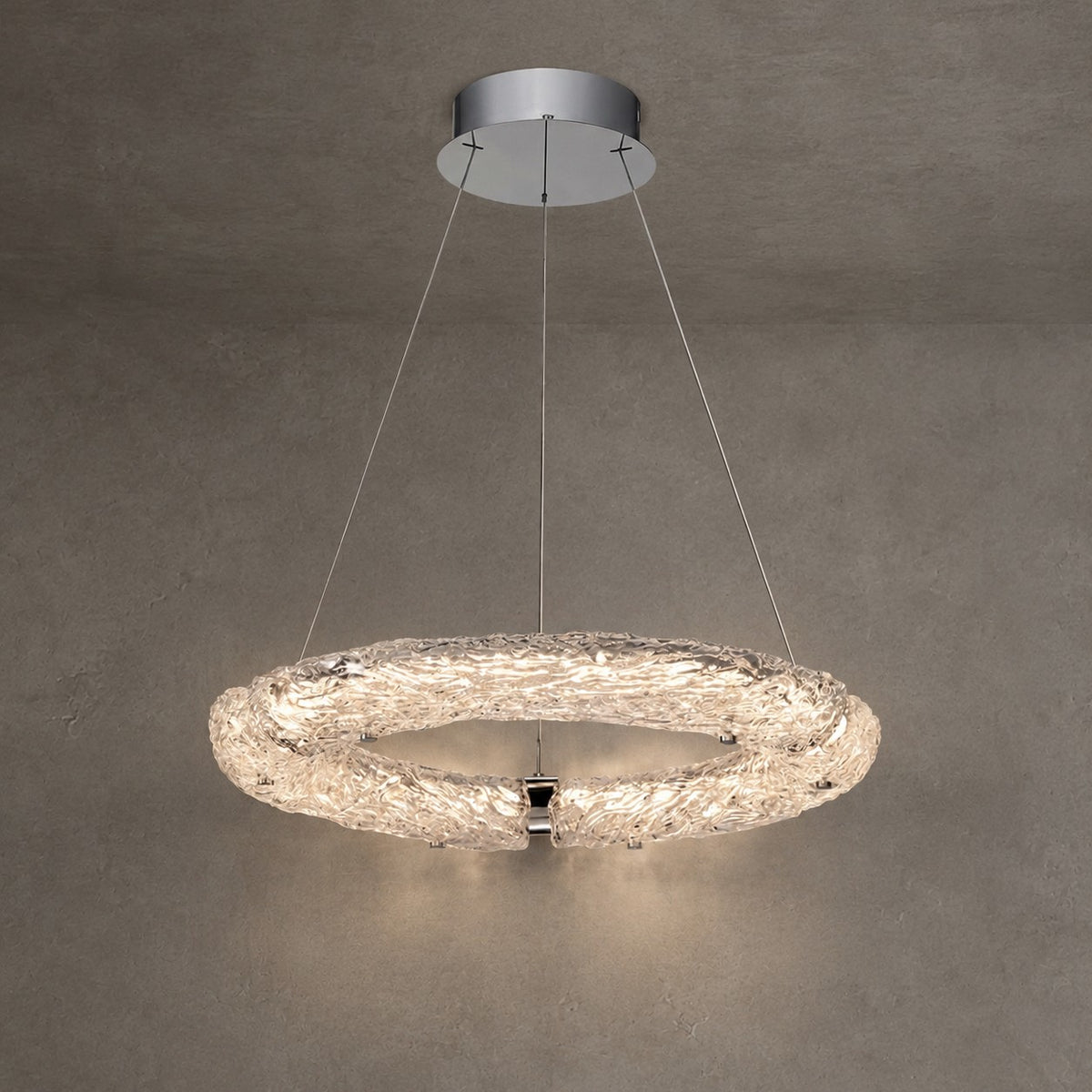 Glitter Glamorous Modern Glass Chandelier