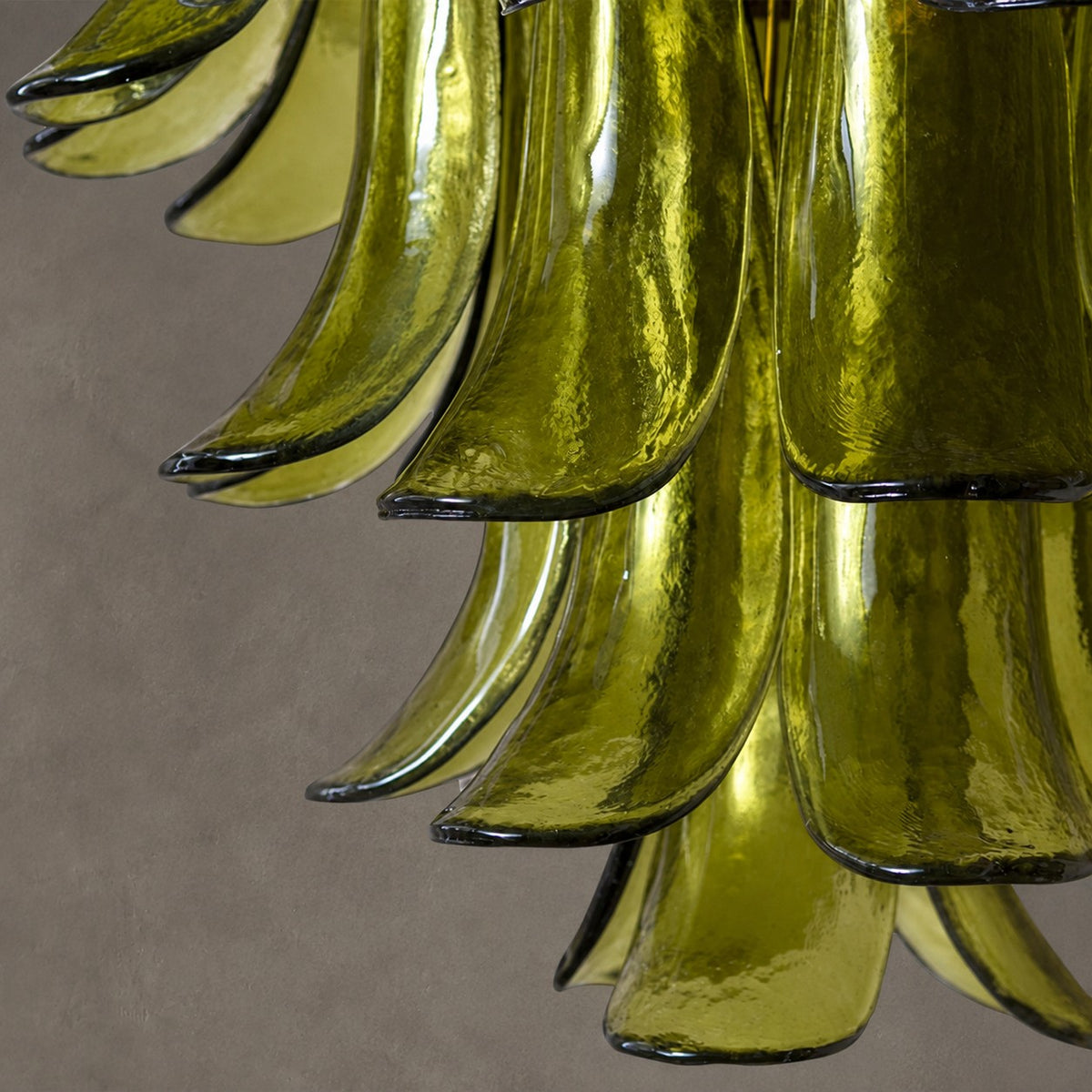 Green Petalo Murano Chandelier
