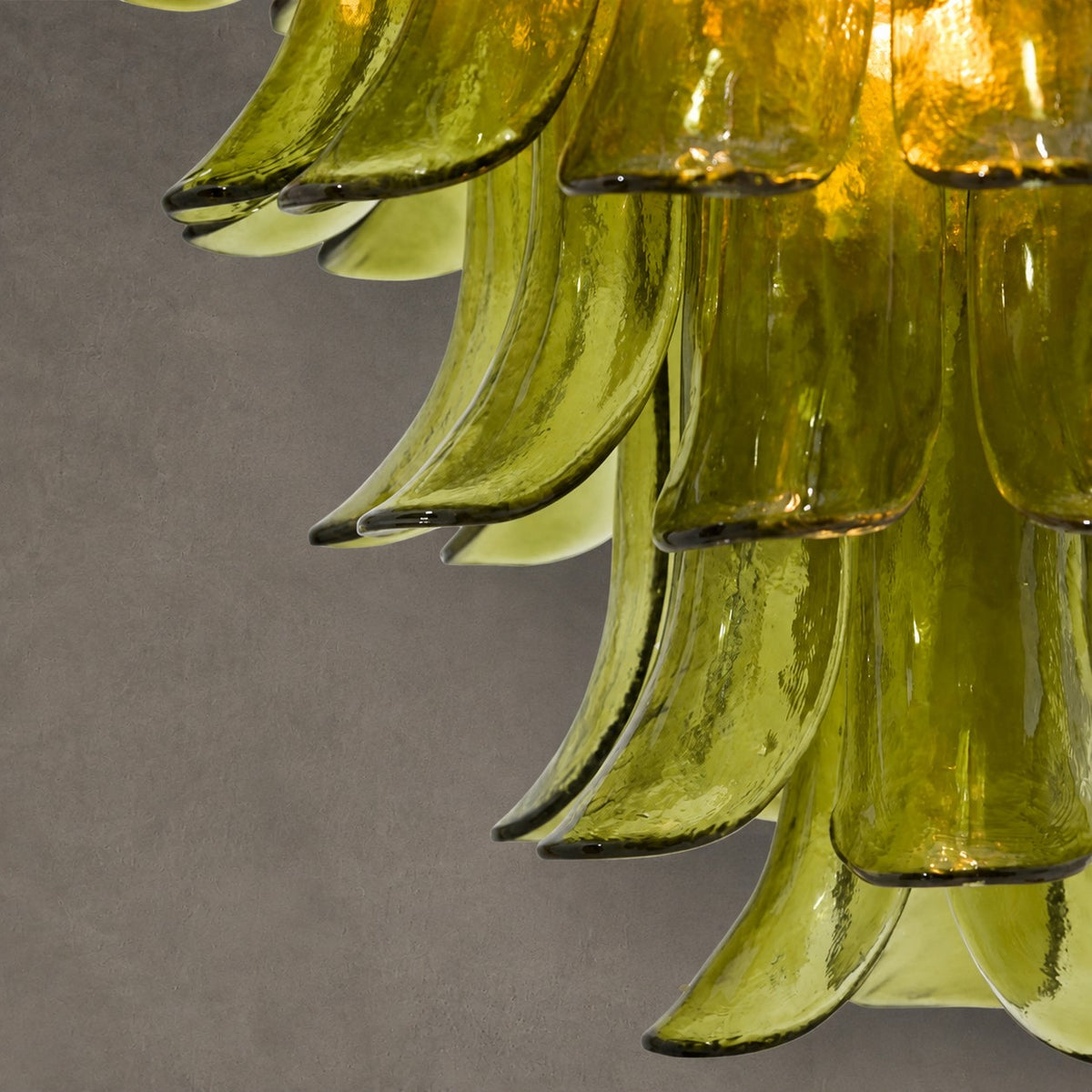 Green Petalo Murano Chandelier