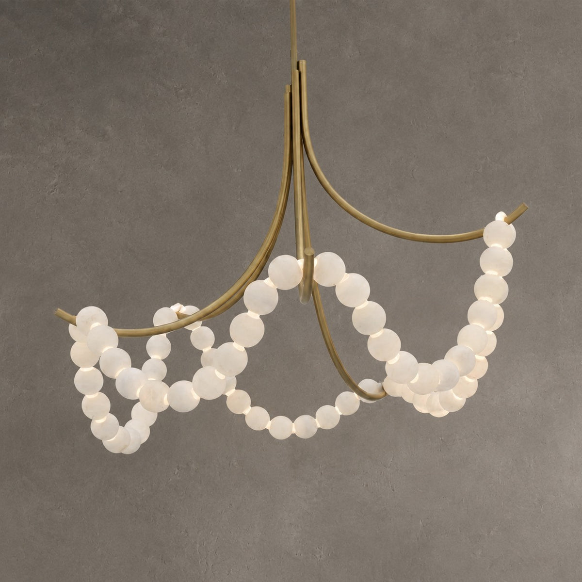 Grid Master Alabaster Chandelier