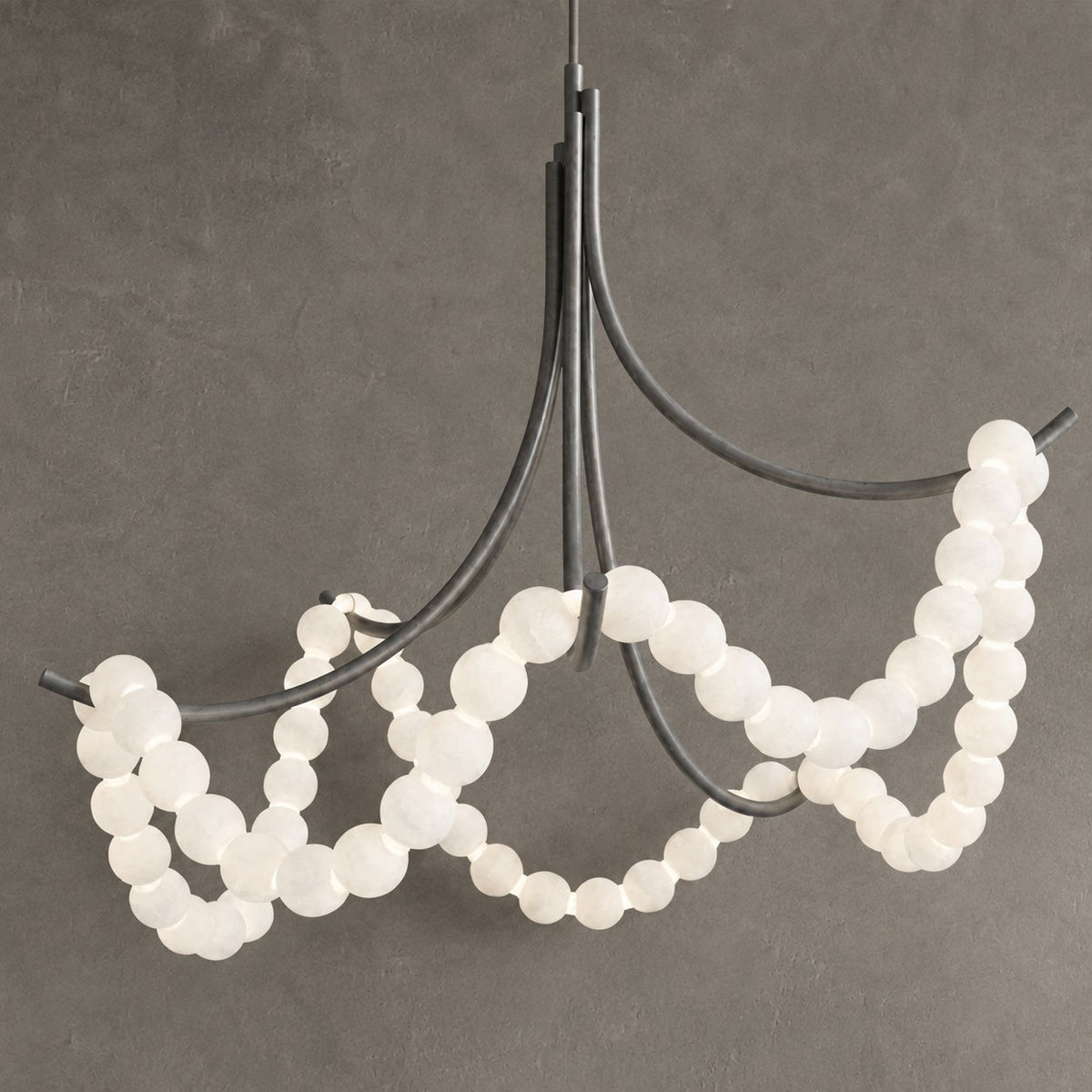 Grid Master Alabaster Chandelier