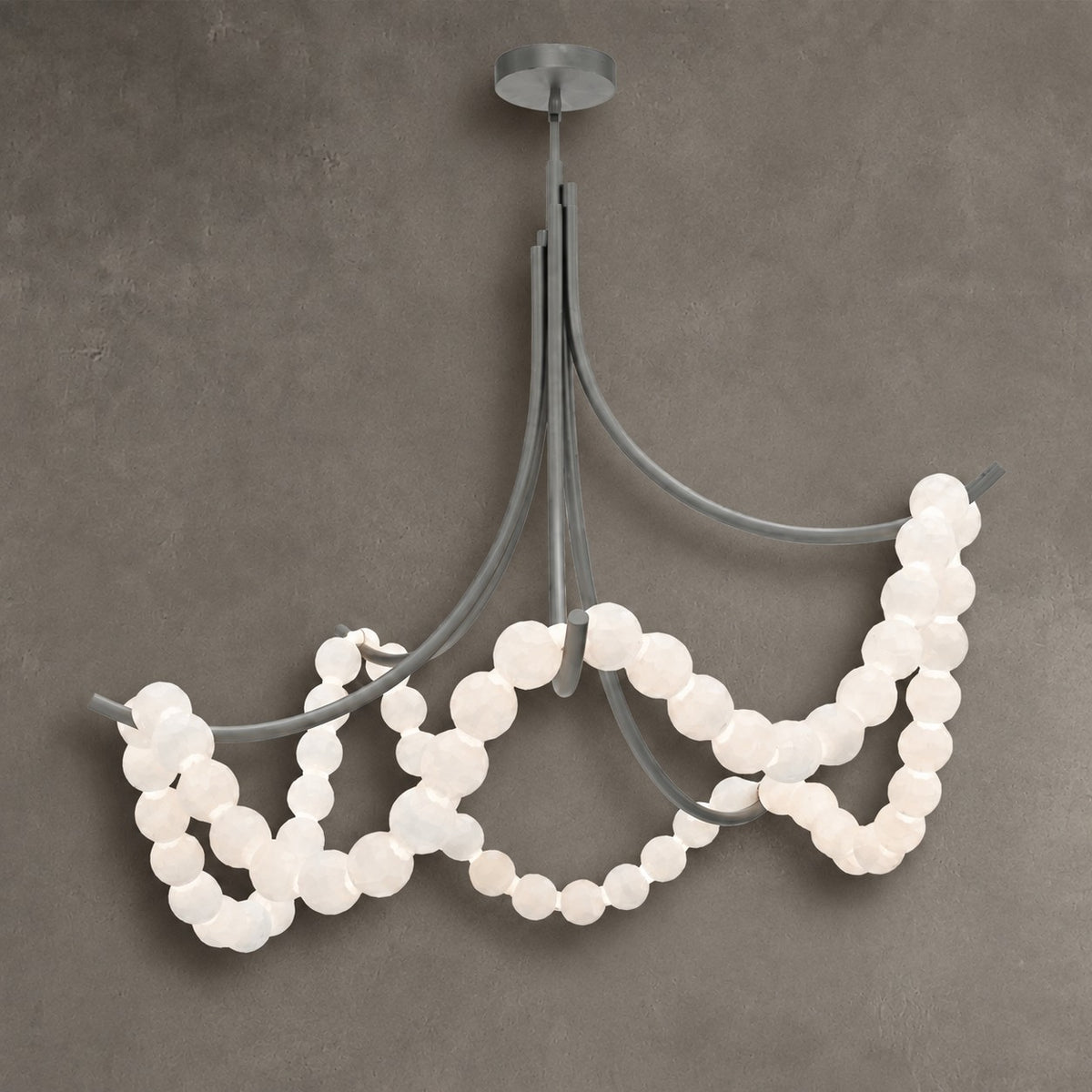 Grid Master Alabaster Chandelier