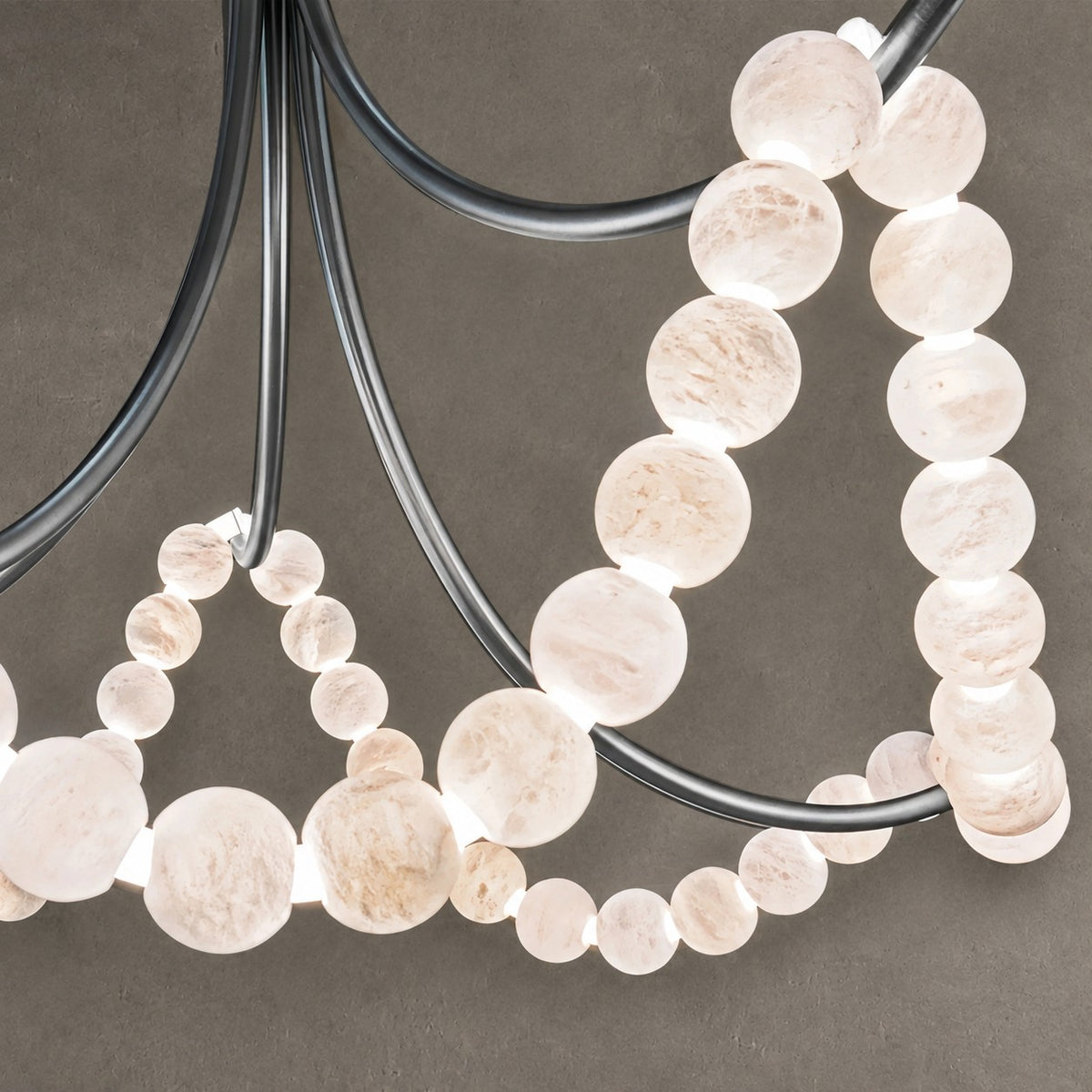 Grid Master Alabaster Chandelier