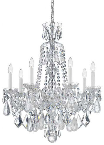 Halstead Rock Crystal 7-Light Chandelier 24"