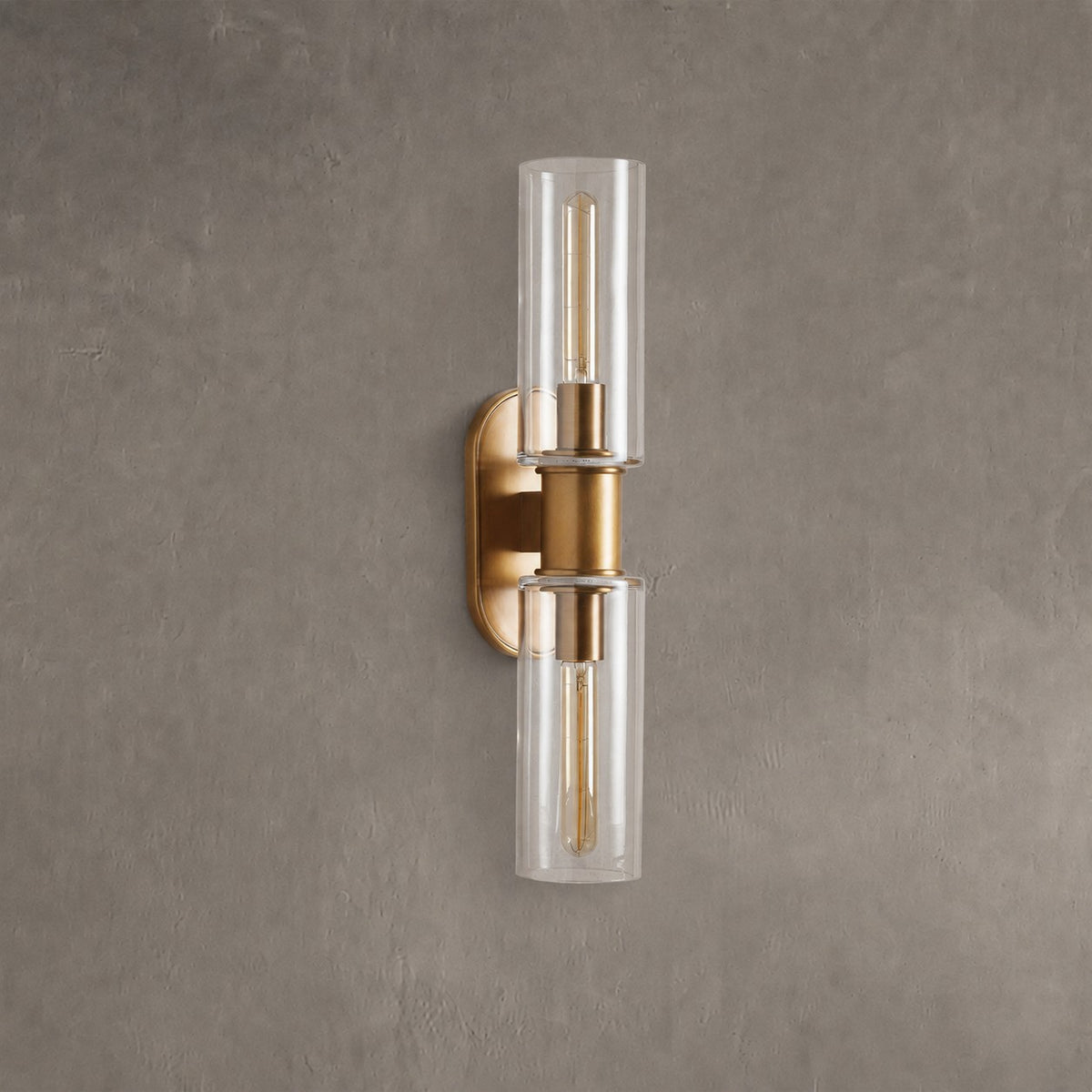 Kelvridge 2-Light Wall Sconce in Clear