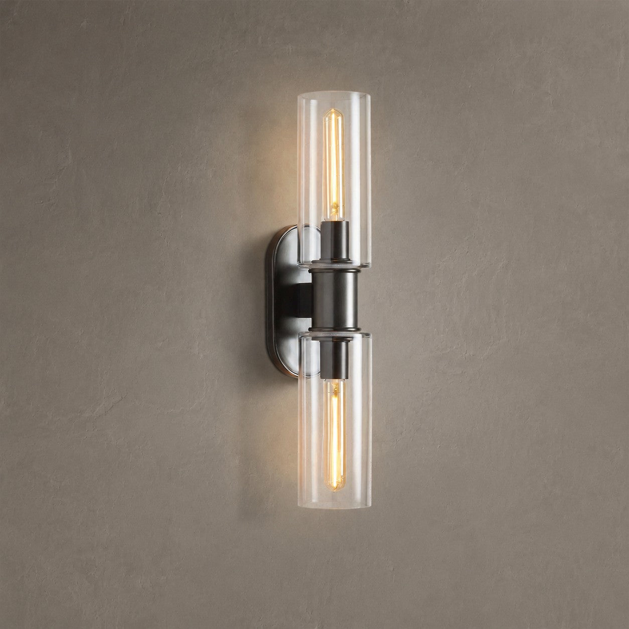 Kelvridge 2-Light Wall Sconce in Clear
