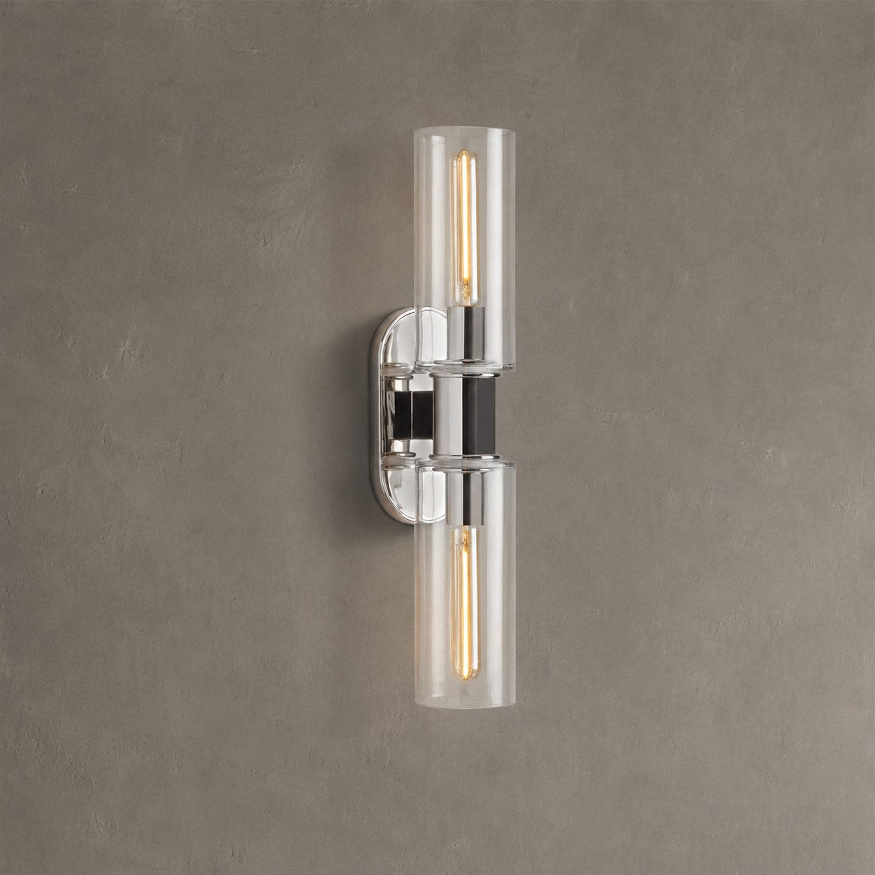 Kelvridge 2-Light Wall Sconce in Clear